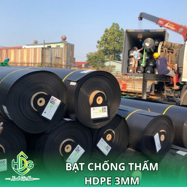 Bạt chống thấm HDPE 3mm