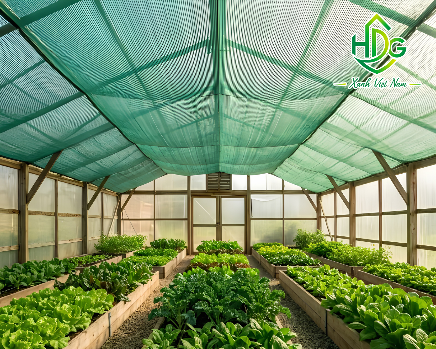 Ứng dụng lưới che nắng đài loan 120g