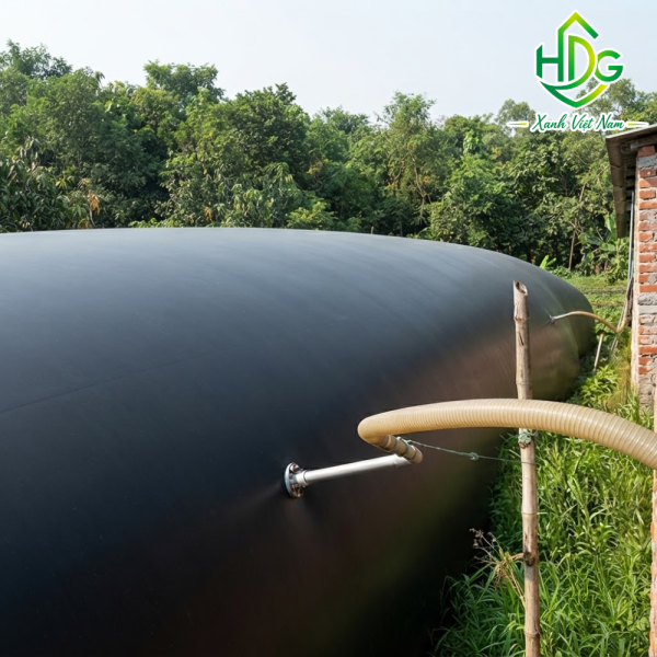 Bạt nhựa HDPE lót hầm Biogas