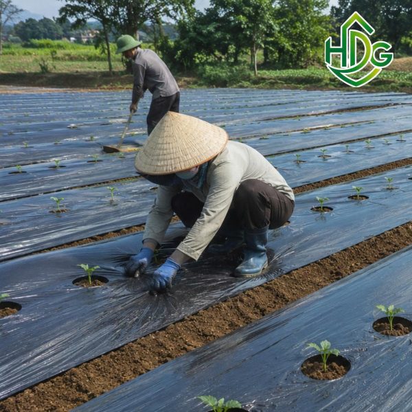 Thi công màng phủ nông nghiệp 25 mic