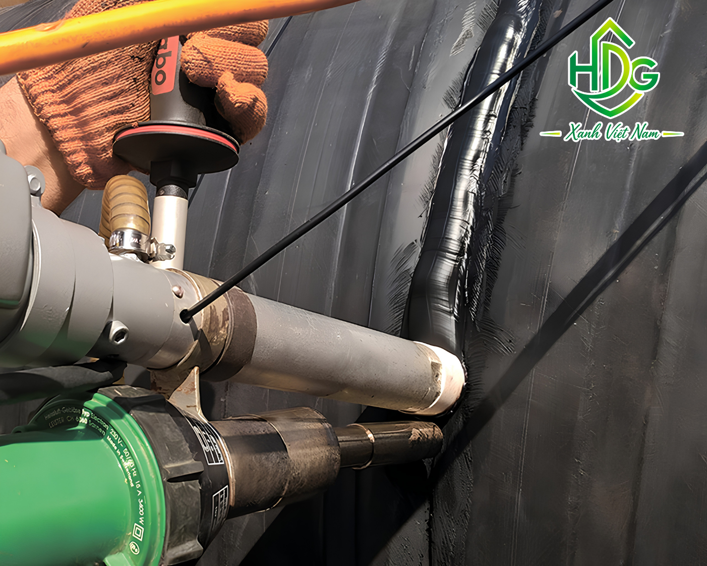 Máy hàn bạt HDPE
