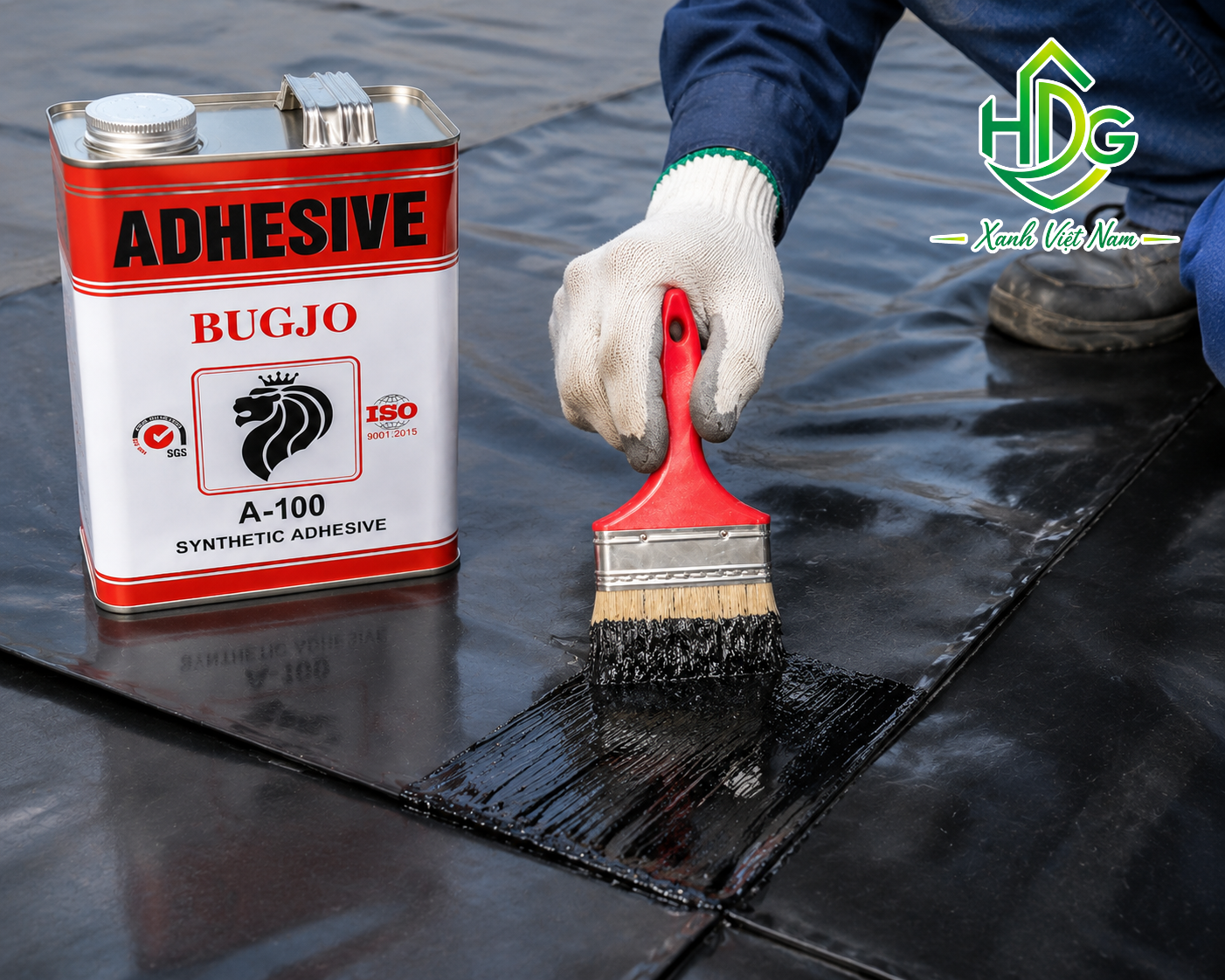 Cách Sử Dụng Keo Dán Bạt HDPE BUGJO