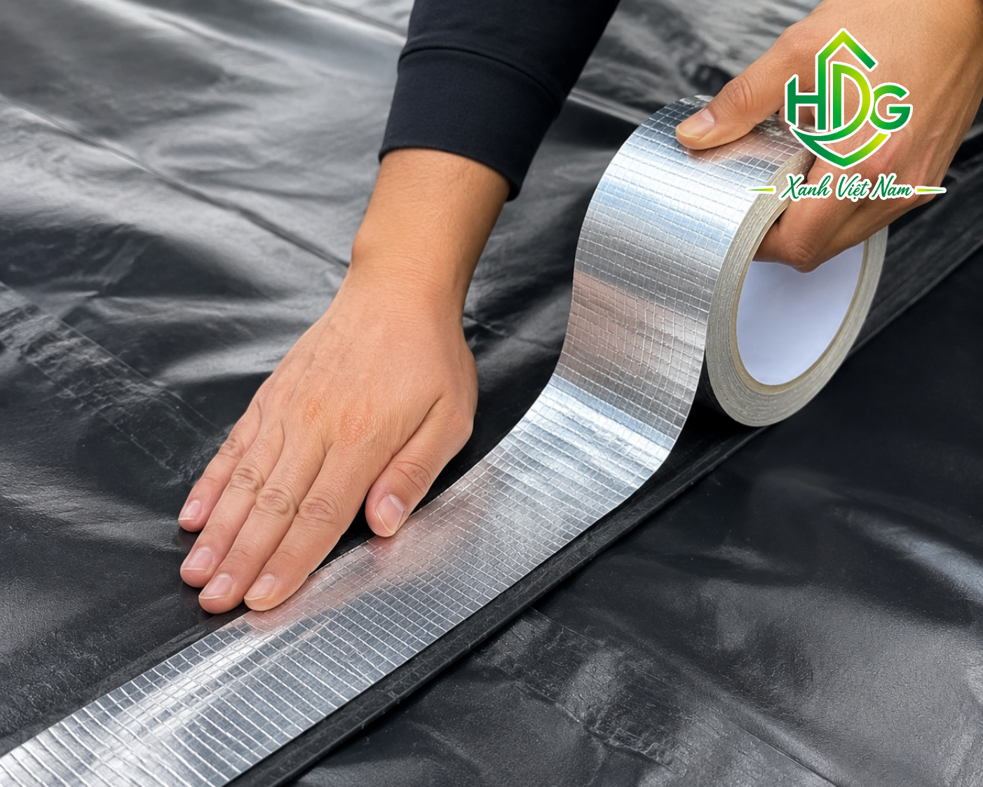 Băng dính dán bạt HDPE