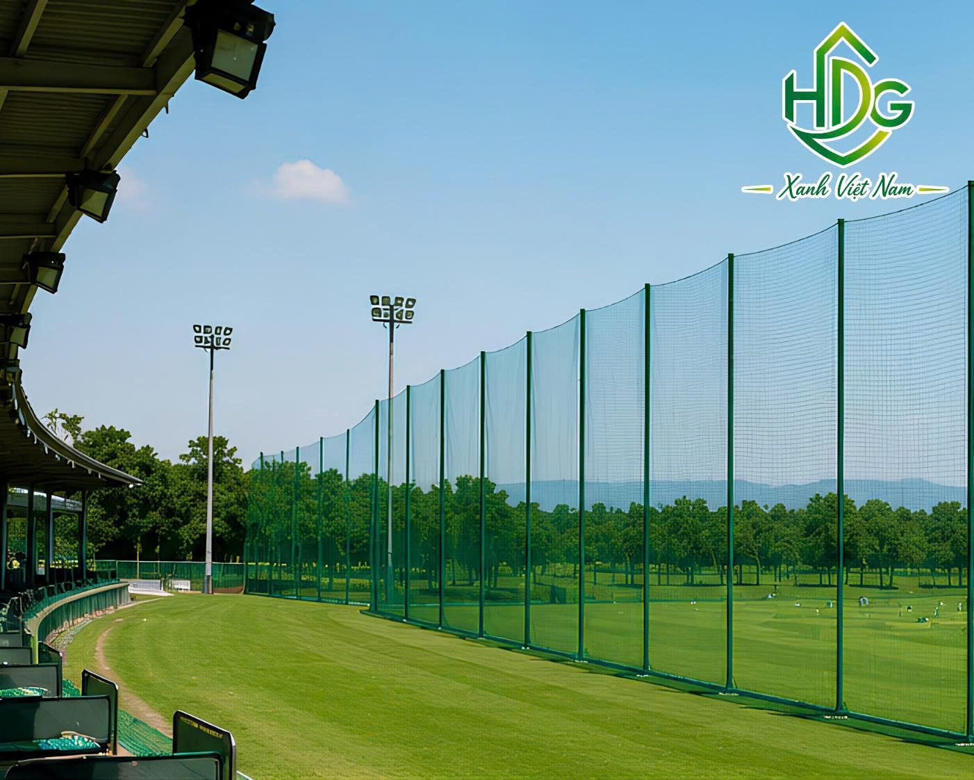 Ứng dụng lưới tập golf