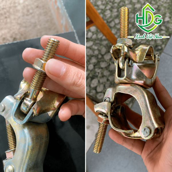 Cùm khóa giàn giáo - khóa giáo xoay có thể xoay linh hoạt
