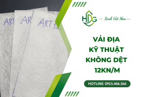 vải địa kỹ thuật không dệt 12kn/m