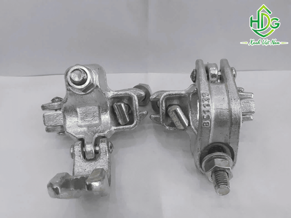 Các bộ phận cấu tạo và vị trí liên kết của cùm giàn giáo cố định