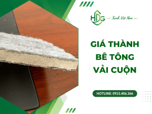 giá thành bê tông vải cuộn
