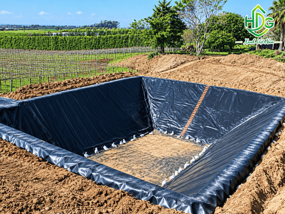 Hầm Biogas trang trại chăn nuôi quy mô lớn