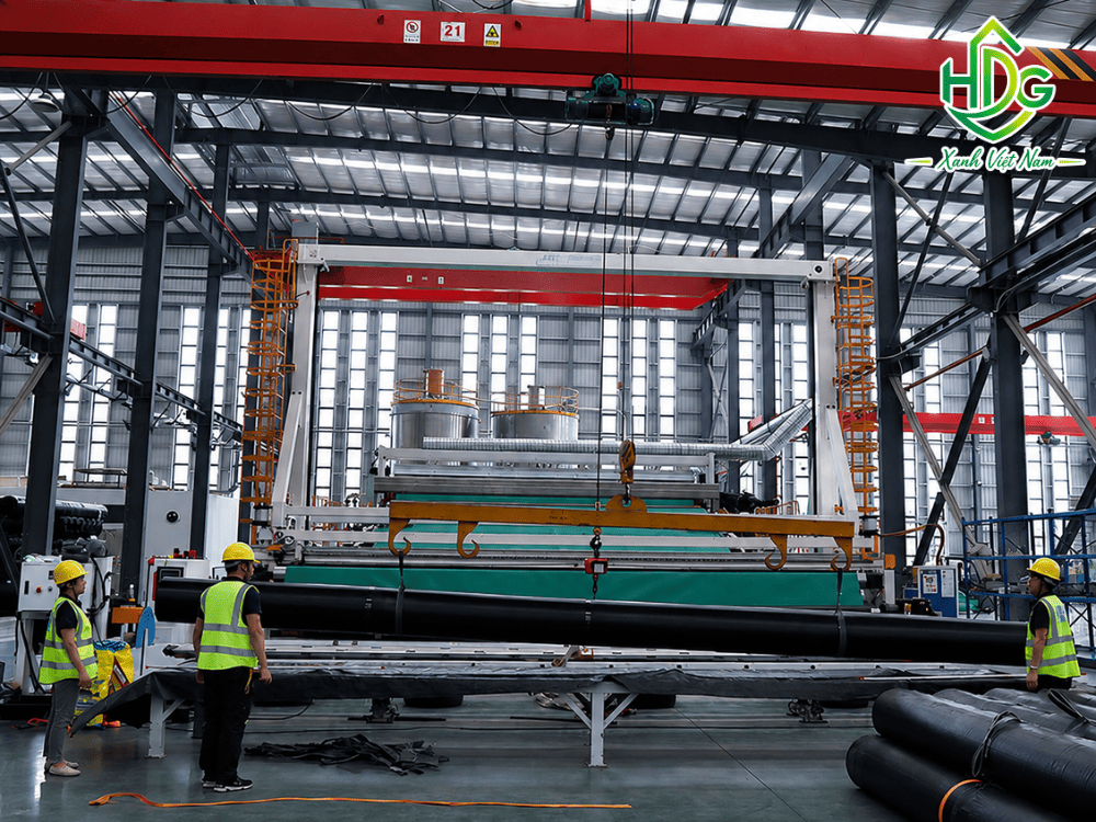 Phồng rộp thường do nguyên liệu sản xuất bị pha lẫn tạp chất hoặc hạt nhựa không đồng đều