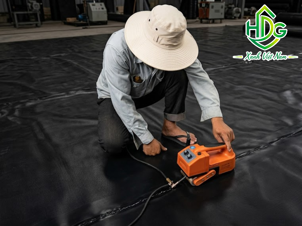 Con lăn silicone và con lăn thép của máy hàn bạt nhựa G610