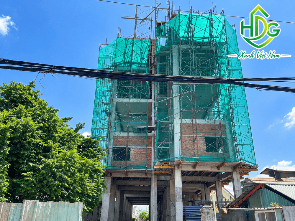 Chọn lưới bao che công trình dân dụng, sửa chữa ngắn hạn giúp tiết kiệm chi phí