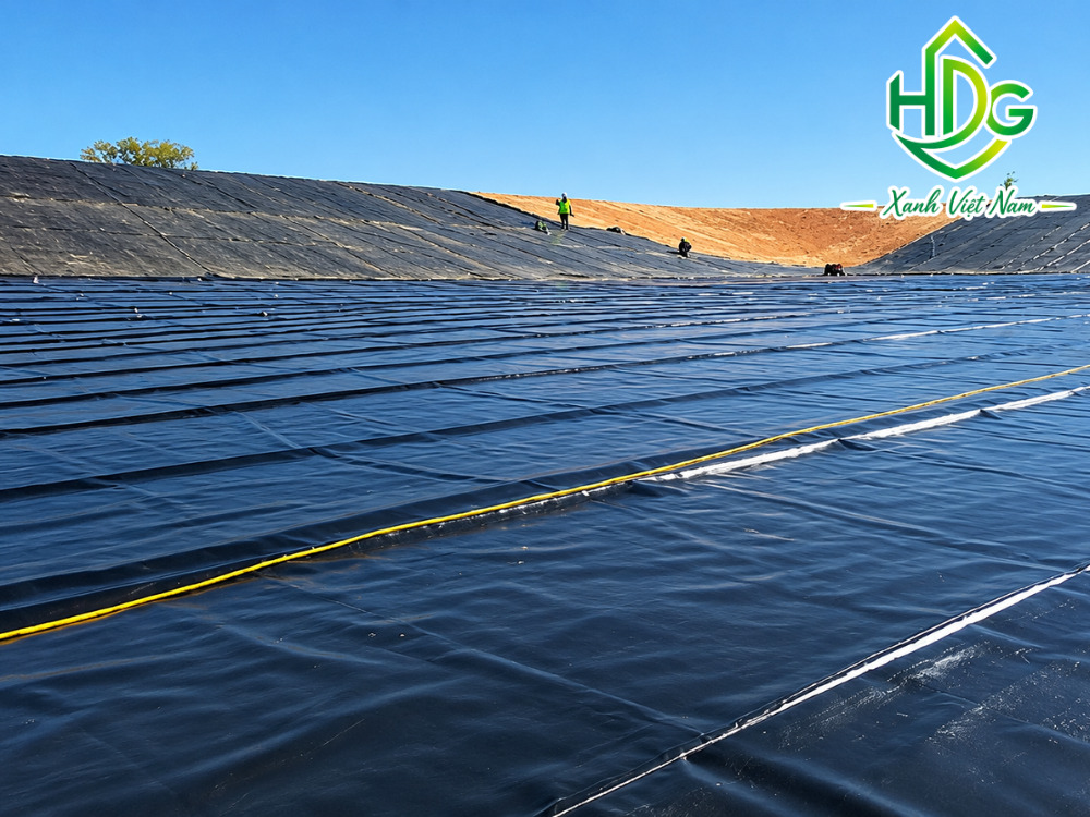 Phương pháp thi công bãi rác lót bạt chống thấm HDPE