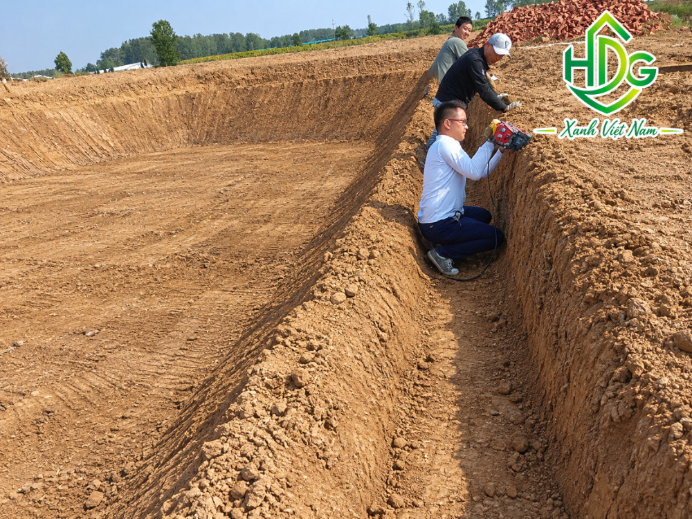 Phương pháp thi công bãi rác lót bạt chống thấm HDPE